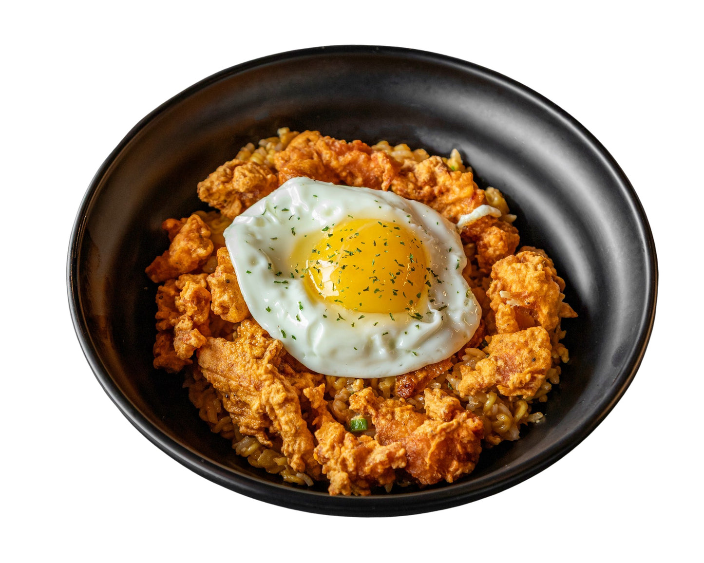 Ramyun Fried Rice Popcorn Chicken