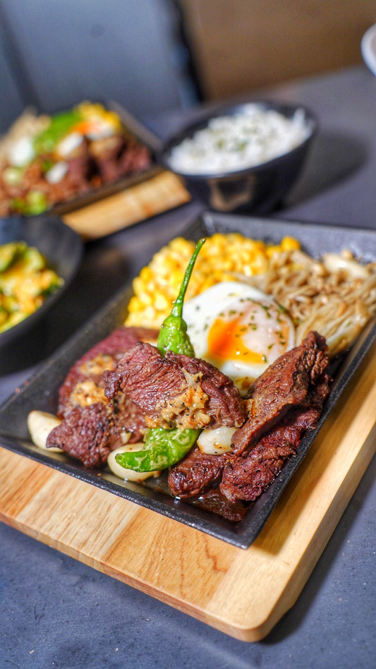 Steak Egg Plate