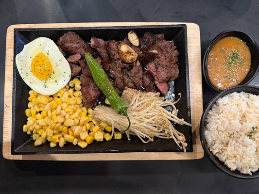 Steak Egg Plate