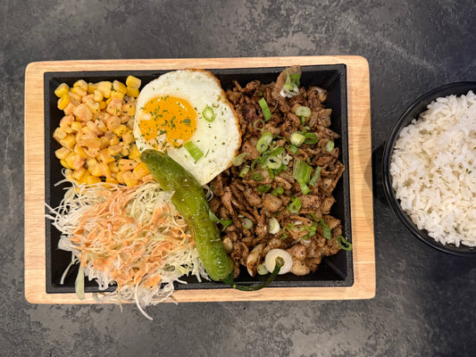 Garlic Soy Pork Belly Plate