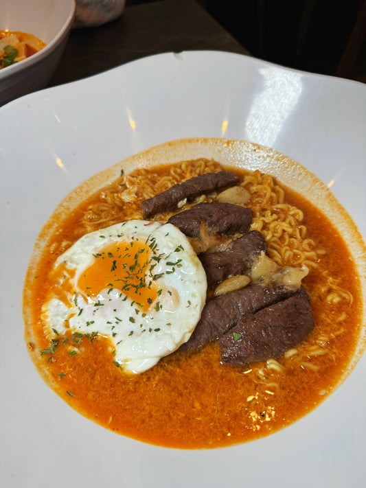 Steak and Egg Ramyun