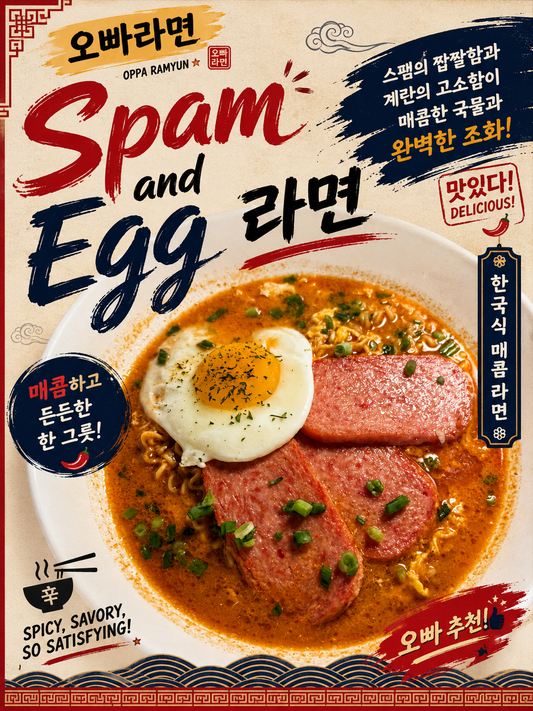 Spam and Egg Ramyun